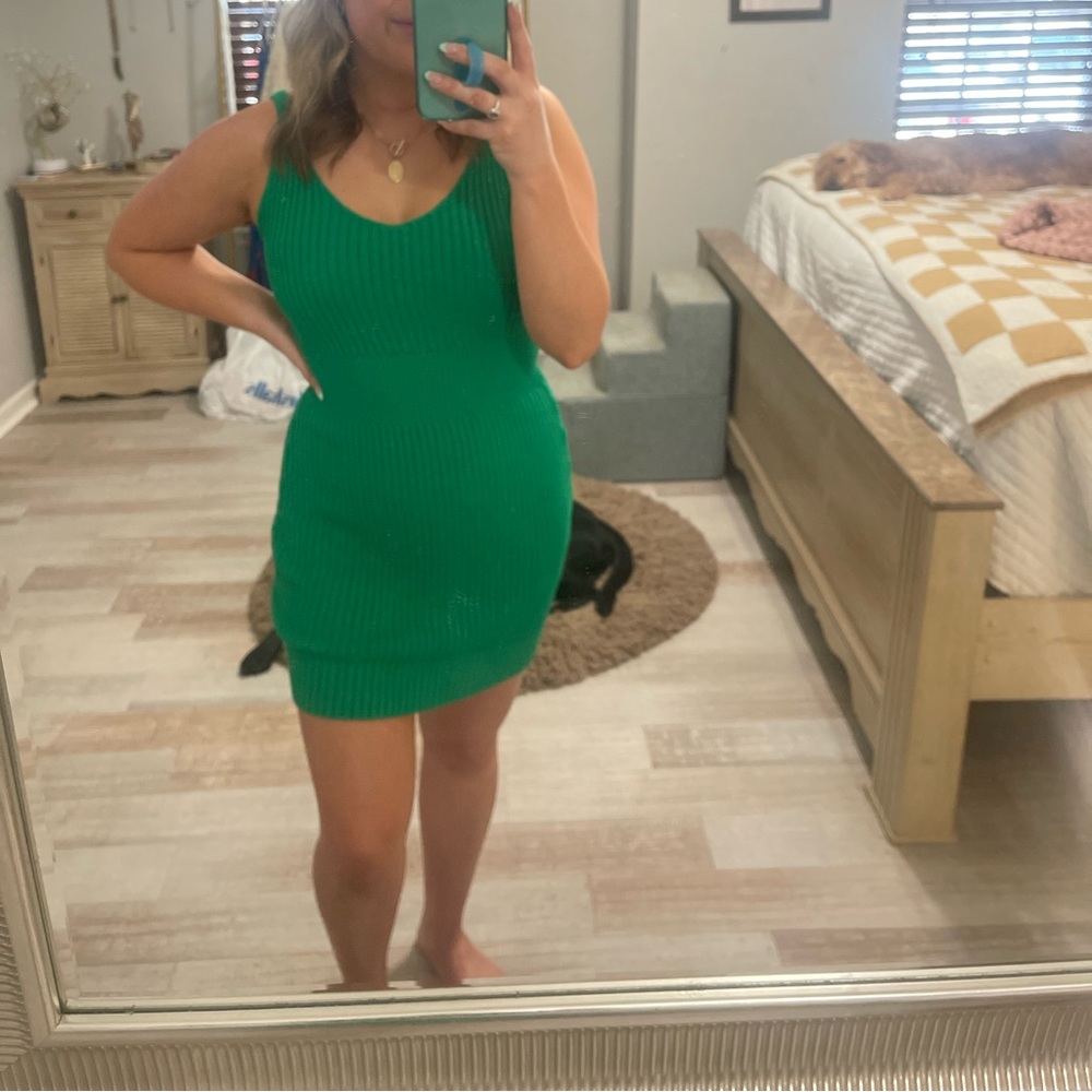 Green dress